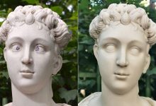 Photo of Реставраторы убрали пририсованные глаза со скульптуры в Летнем саду